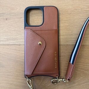 Bandolier iPhone 14 Pro Max - Adjustable Crossbody and Wristlet Case